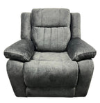Charcoal Fabric Electric Recliner Chair with USB Charging