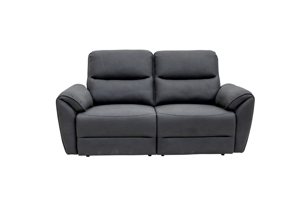 Gianni Fabric Electric 3 Seater Recliner Charcoal
