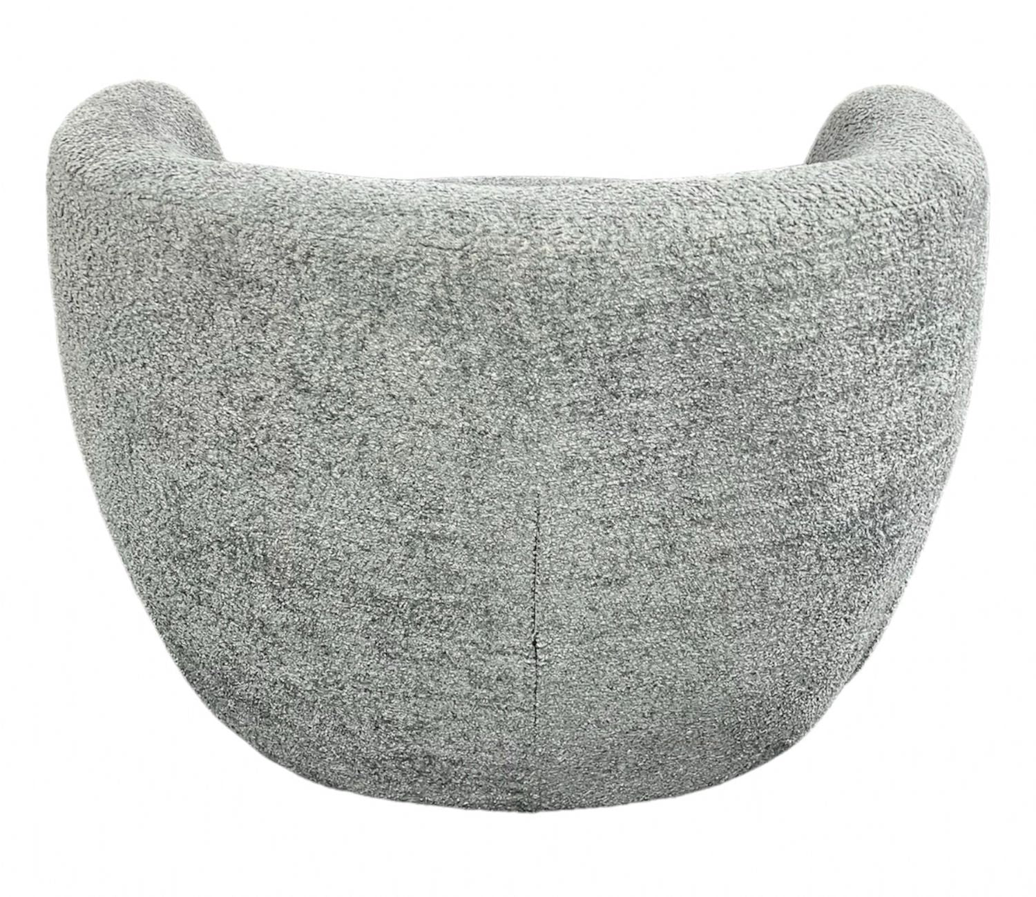 Grey Boucle Swivel Tub Chair with 360 Degree Rotation