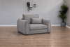 Marble Arch Grey Velvet Fabric Upholstery Armchair - Home Furniture Interiors