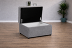 Marble Arch Sofa Grey Footstool - Home Furniture Interiors