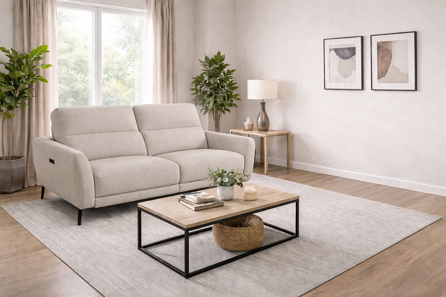 DFS Sample - Sorrento Electric Recliner Sofa - Home Furniture Interiors