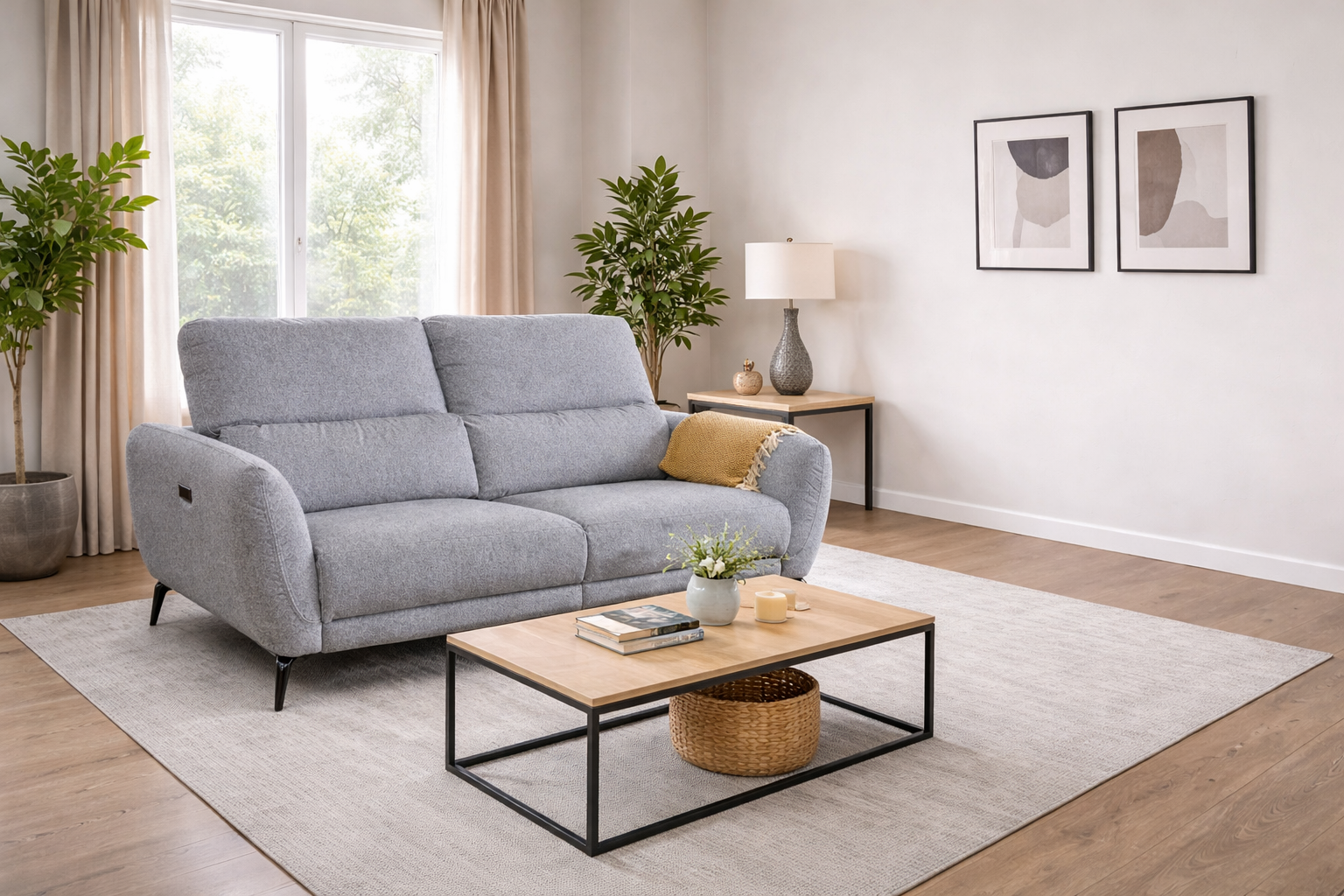 DFS Sample - Sorrento Electric Recliner Sofa - Home Furniture Interiors