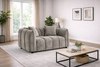 Taskers - Mocha Tufted Design 2 Seater Sofa - Home Furniture Interiors