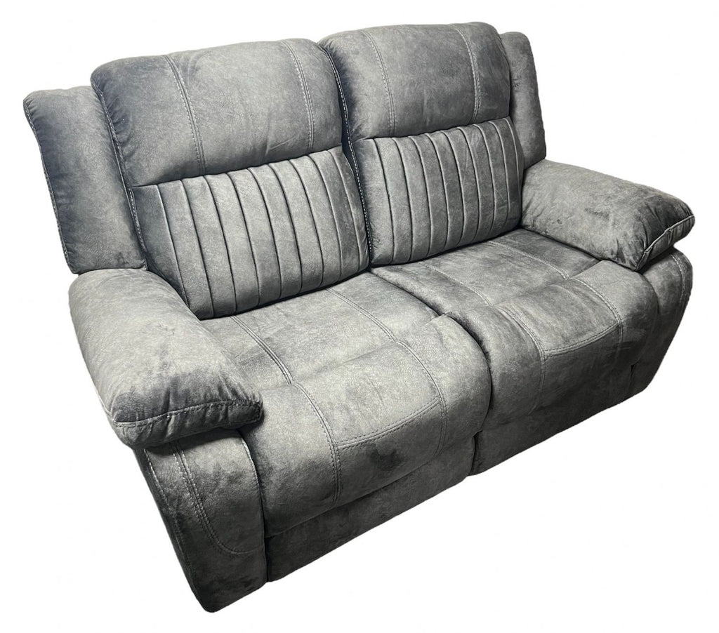 Charcoal Fabric 2 Seater Electric Recliner Sofa