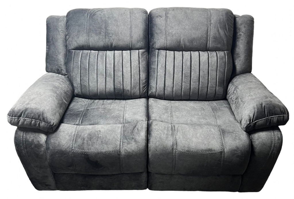 Charcoal Fabric 2 Seater Electric Recliner Sofa