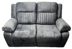 Charcoal Fabric 2 Seater Electric Recliner Sofa