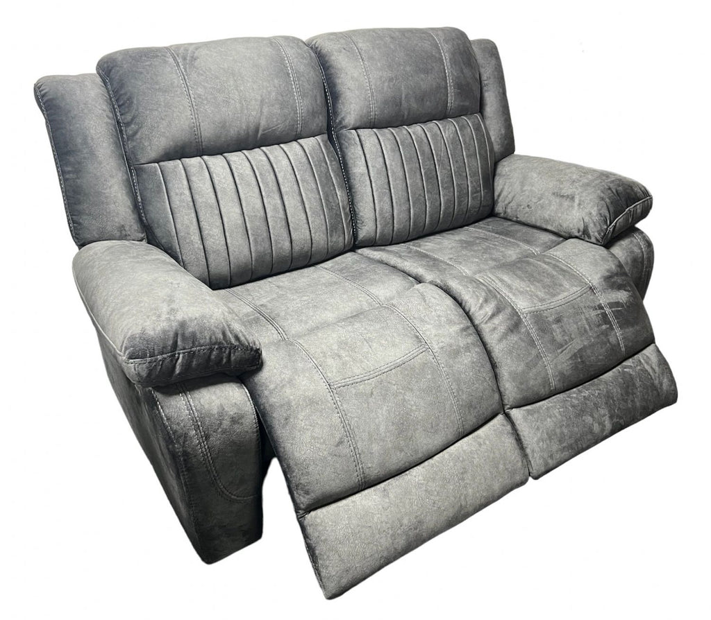 Charcoal Fabric 2 Seater Electric Recliner Sofa