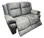 Charcoal Fabric 2 Seater Electric Recliner Sofa