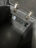 Charcoal Fabric Modular Electric Recliner Corner Sofa with USB Console