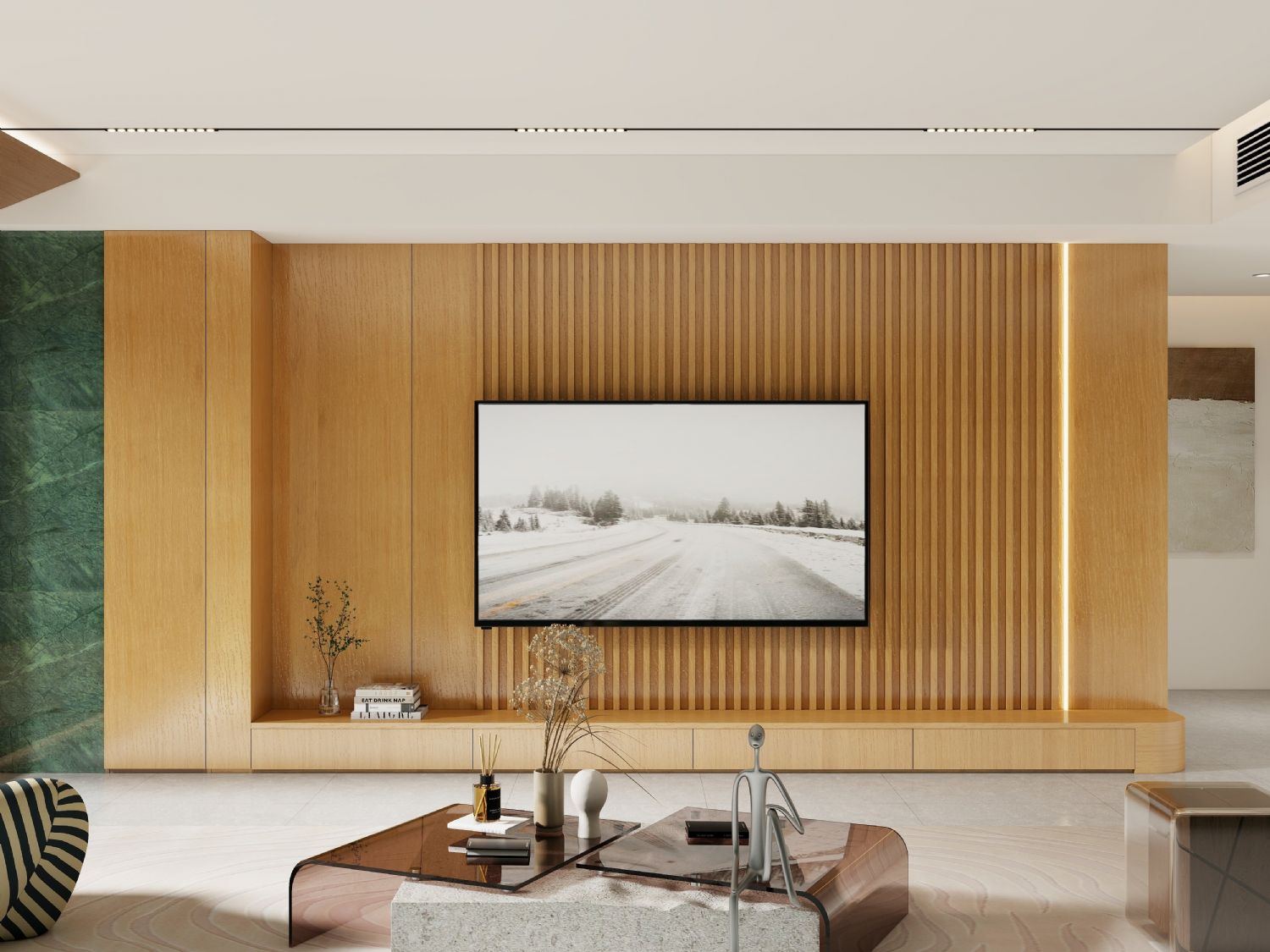 Oak Wood Effect PVC Wall Panels 240 cm Pack of 16