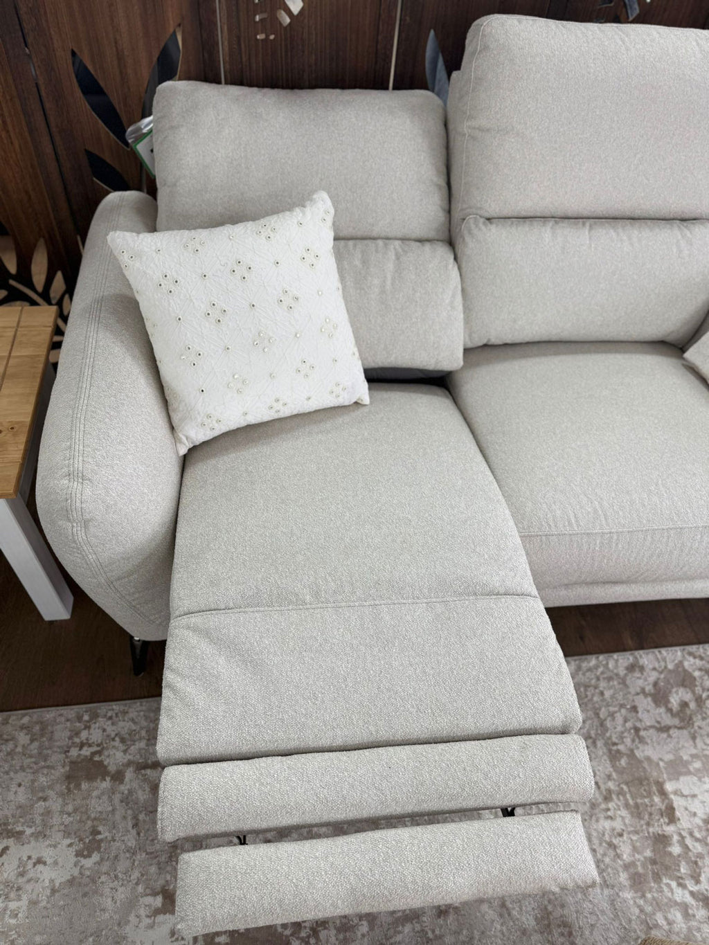 Sorrento Electric Recliner Beige 2 Seater Sofa