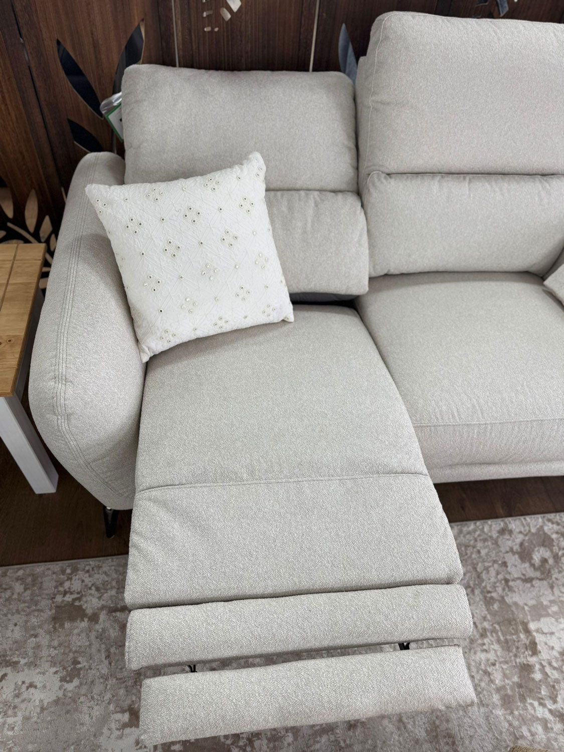 Sorrento Electric Recliner Beige 2 Seater Sofa