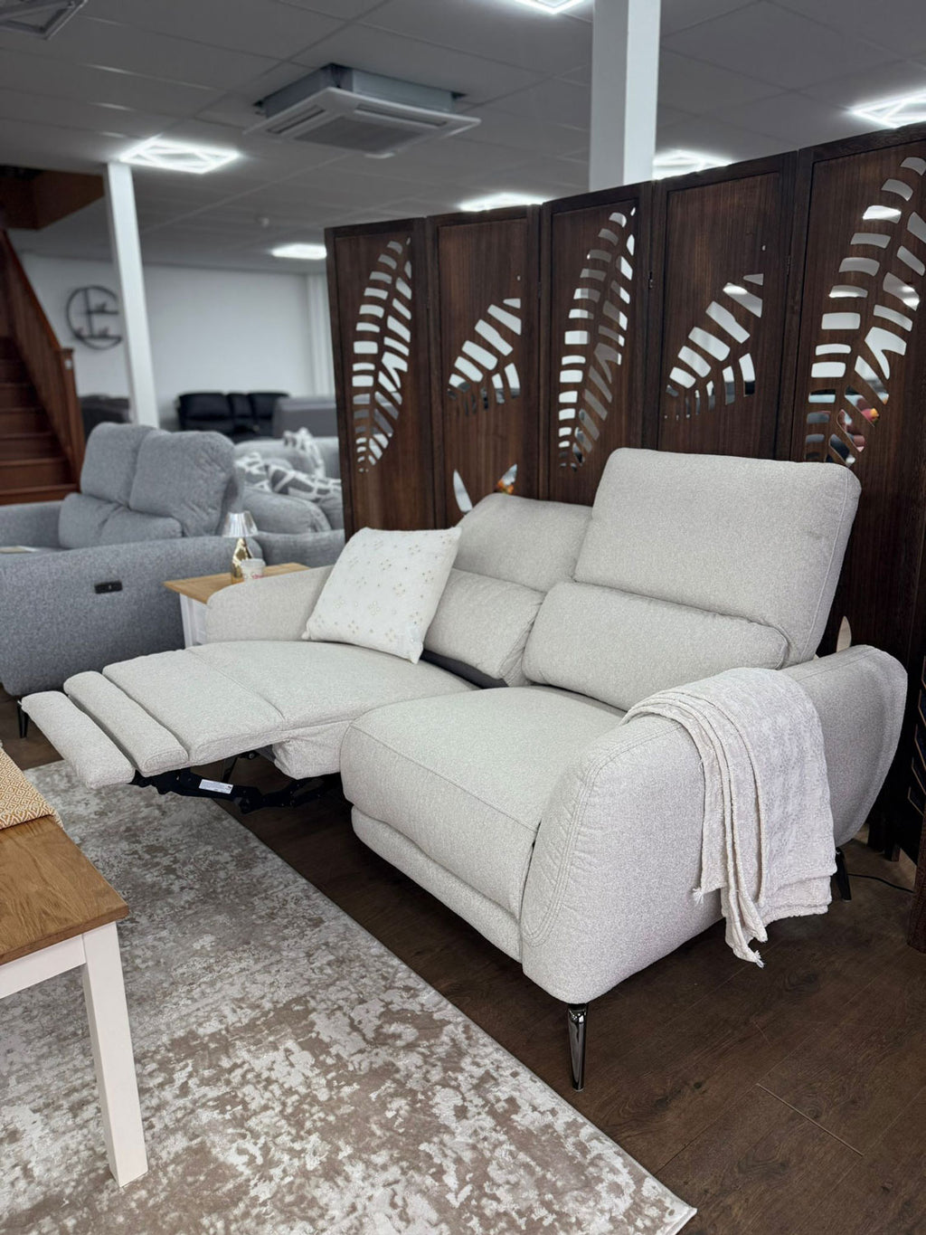 Sorrento Electric Recliner Beige 2 Seater Sofa