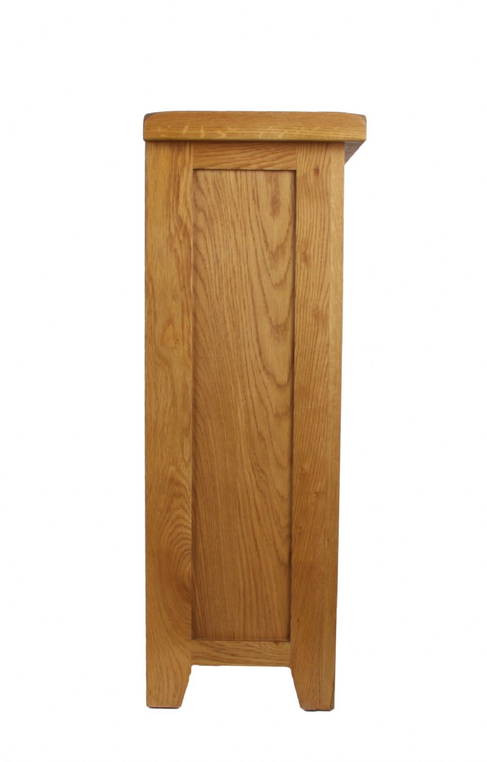 Natural Oak Low Bookcase with 2 Open Shelves