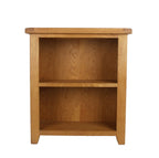 Natural Oak Low Bookcase with 2 Open Shelves