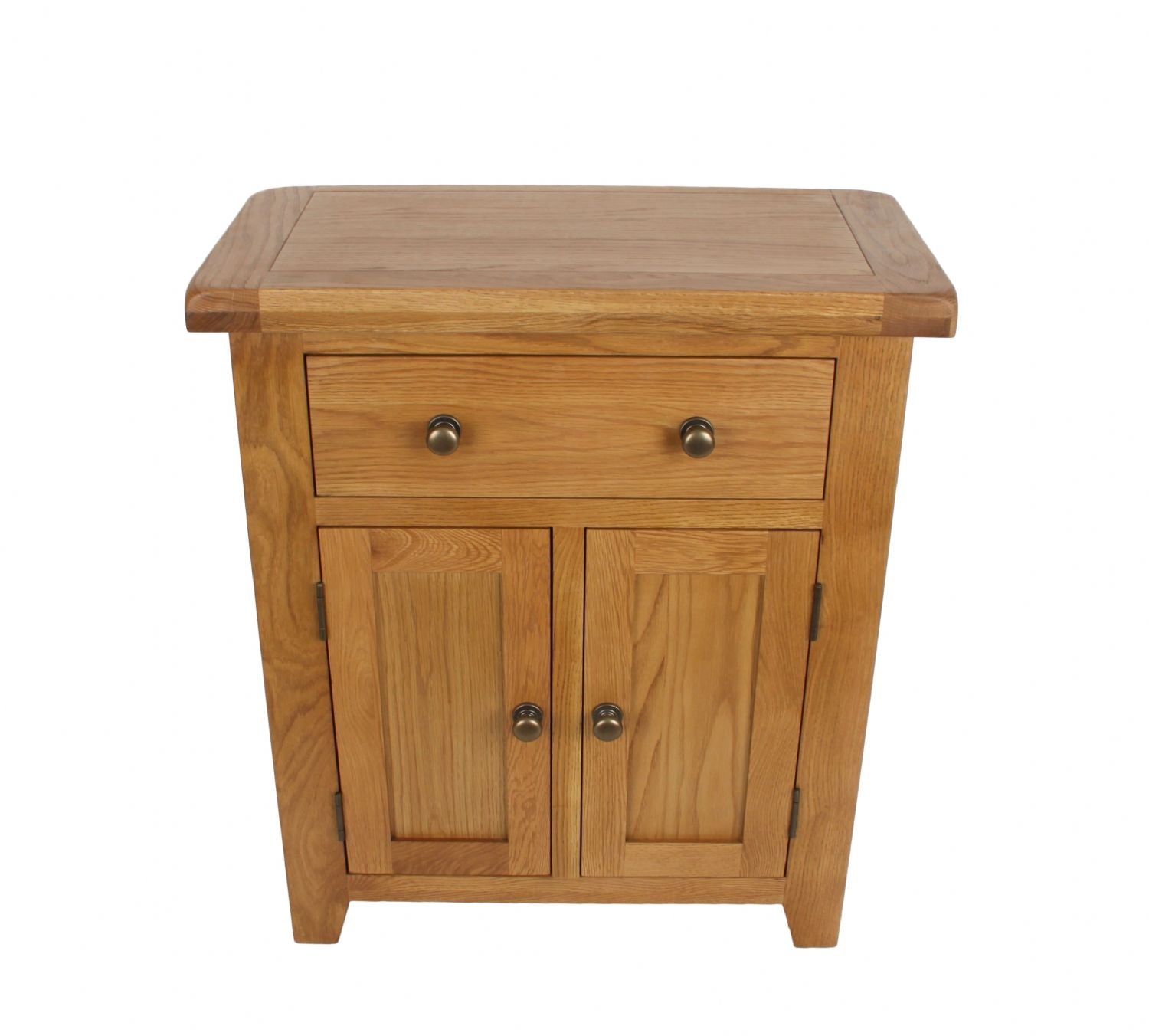 Natural Oak Mini Sideboard with 1 Drawer and 2 Door Cupboard