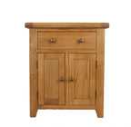 Natural Oak Mini Sideboard with 1 Drawer and 2 Door Cupboard