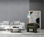 Set of 2 Grey Marble Effect Finish SPC Decorative Wall Panels