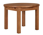 Oak Round Extending Dining Table 110 to 150 cm