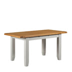 Oak and Light Grey Rectangular (1.4m - 1.8m / 1.2m - 1.5m) Extending Dining Table