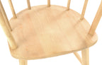 Scandi Natural Wood Curved Stick Back Dining Chair - Home Furniture Interiors