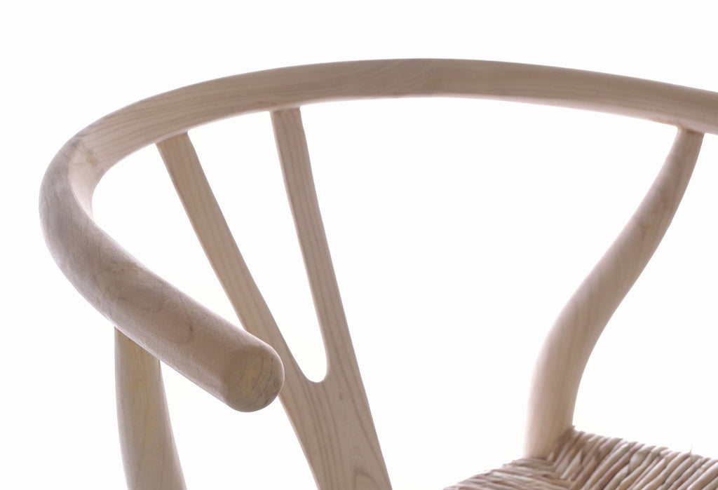 Wood and Weave Wraparound Dining Chair with Rush Seat - Home Furniture Interiors