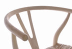 Wood and Weave Wraparound Dining Chair with Rush Seat - Home Furniture Interiors