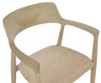 Natural Light Wood Armchair - Home Furniture Interiors