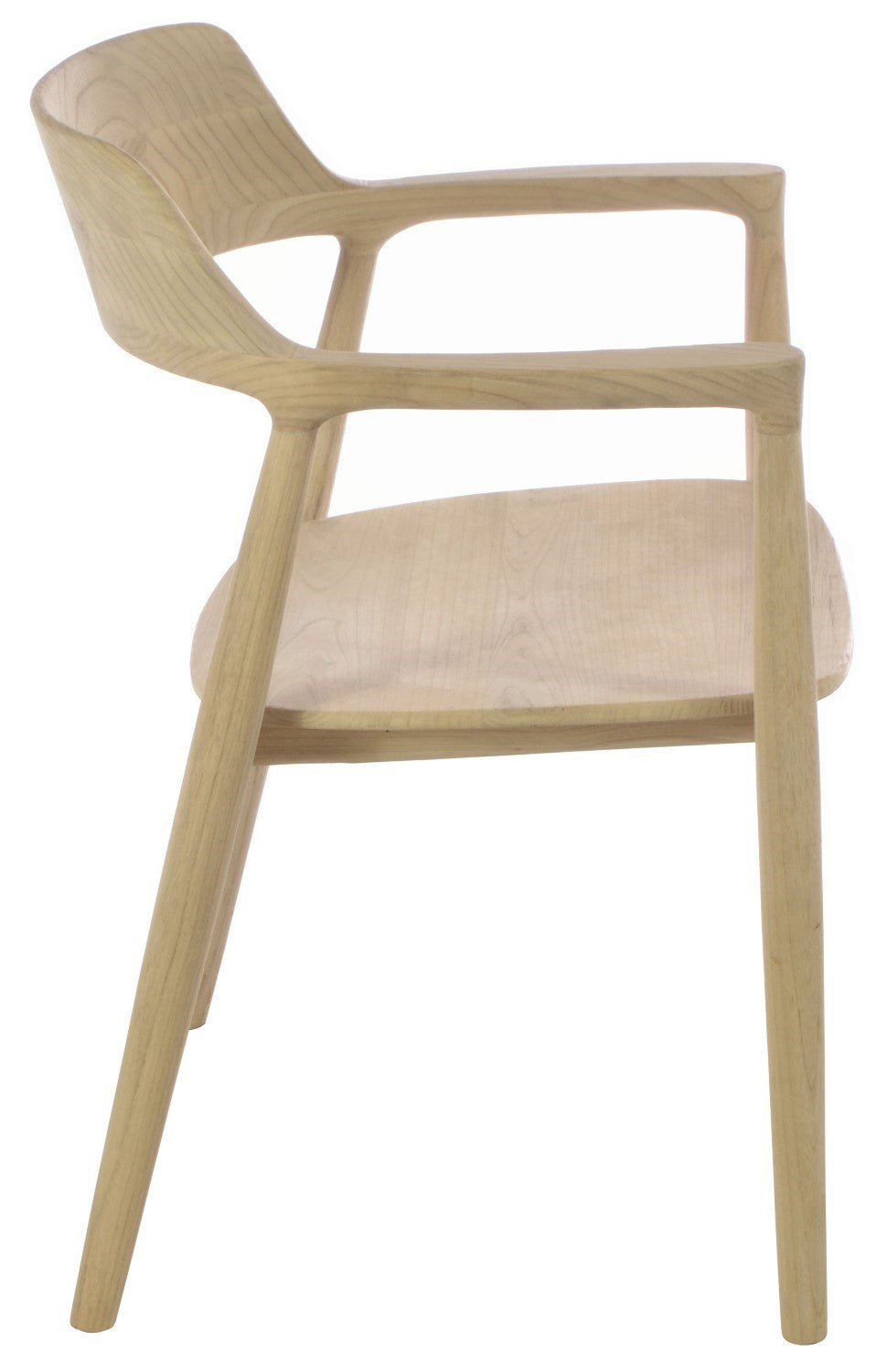 Natural Light Wood Armchair - Home Furniture Interiors