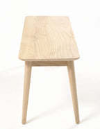 Modern Solid Wood Rectangular Scandinavian Bench 120cm - Home Furniture Interiors