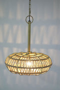 Natural Rattan Woven Ceiling Lamp
