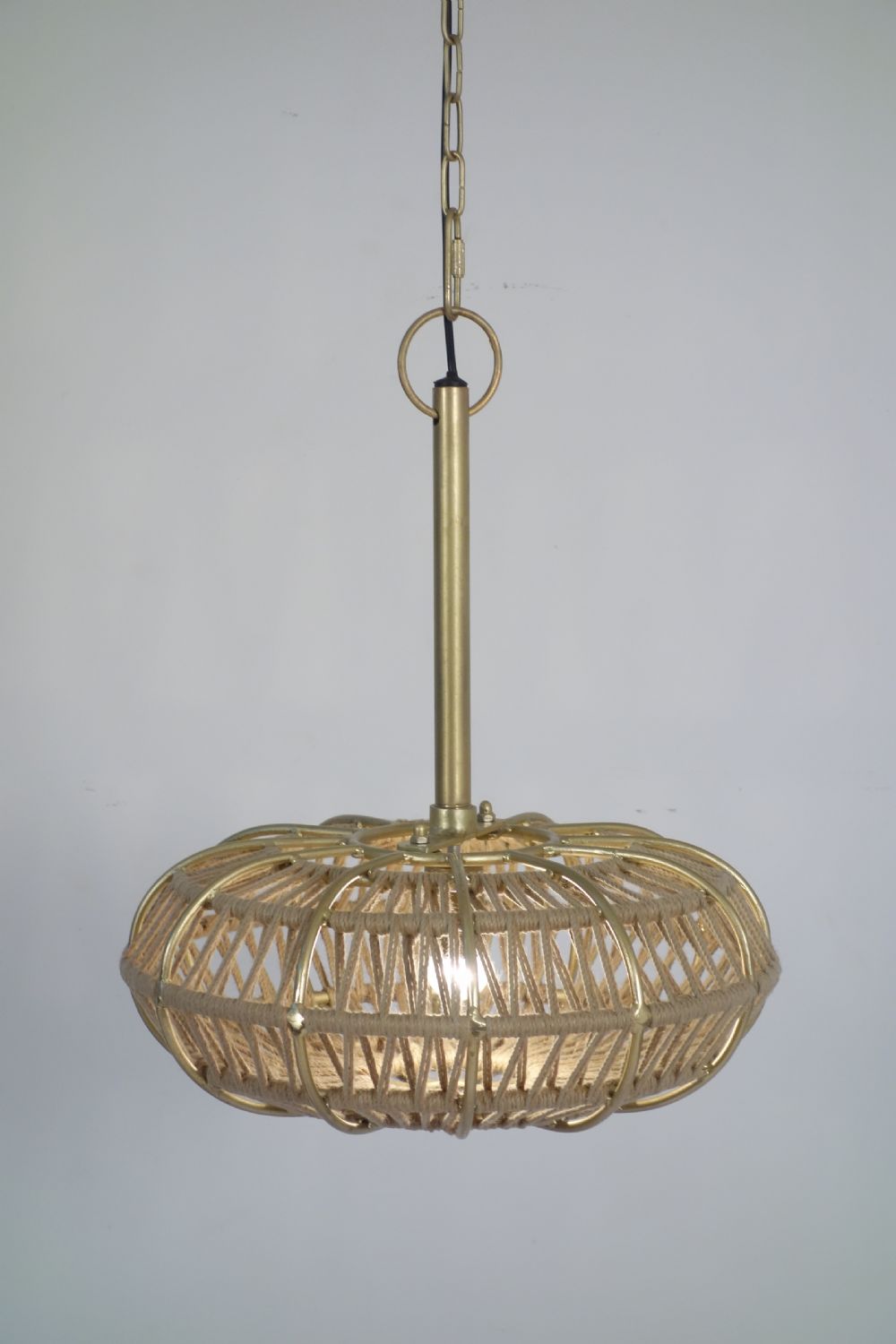 Natural Rattan Woven Ceiling Lamp - Home Furniture Interiors