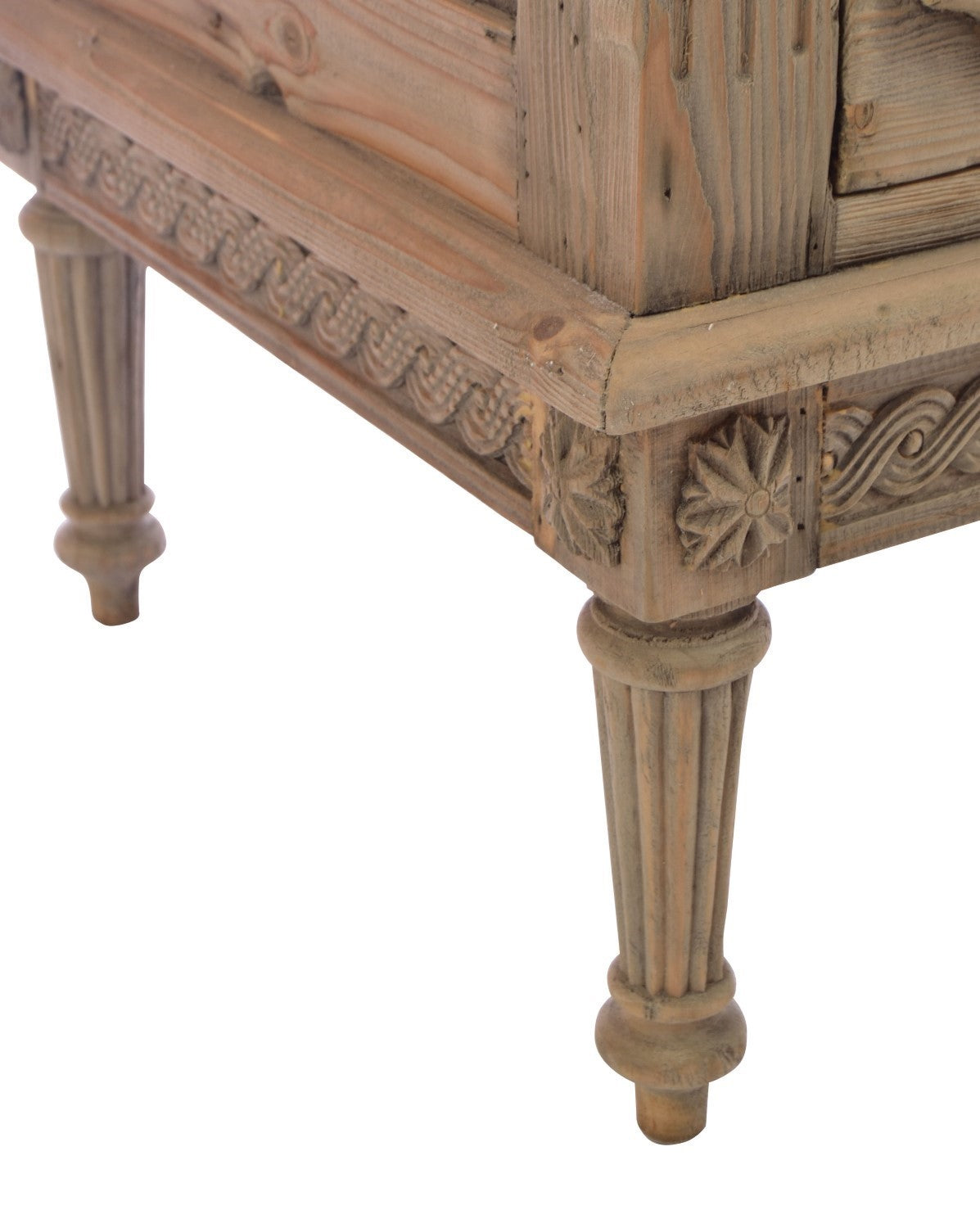 Vintage Mahogany Wood Ornate Carved Chest of 3 Drawers - Home Furniture Interiors