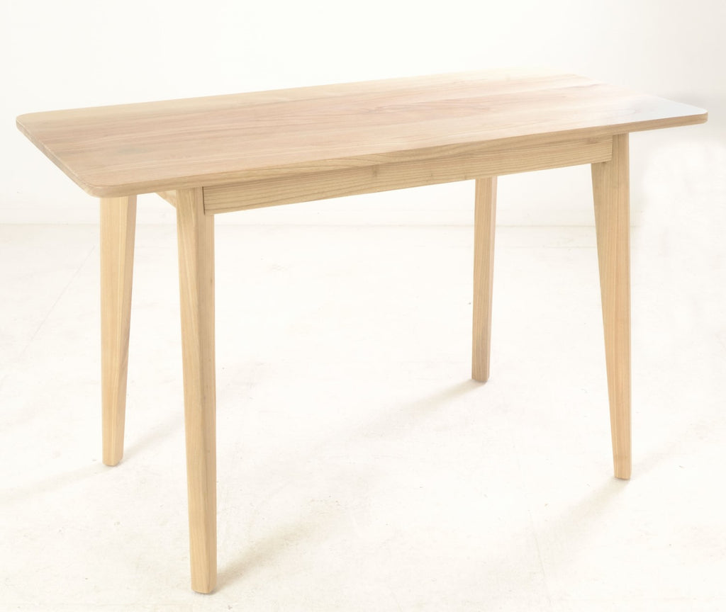 Modern Solid Wood Rectangular 120cm Desk with Spindle Legs