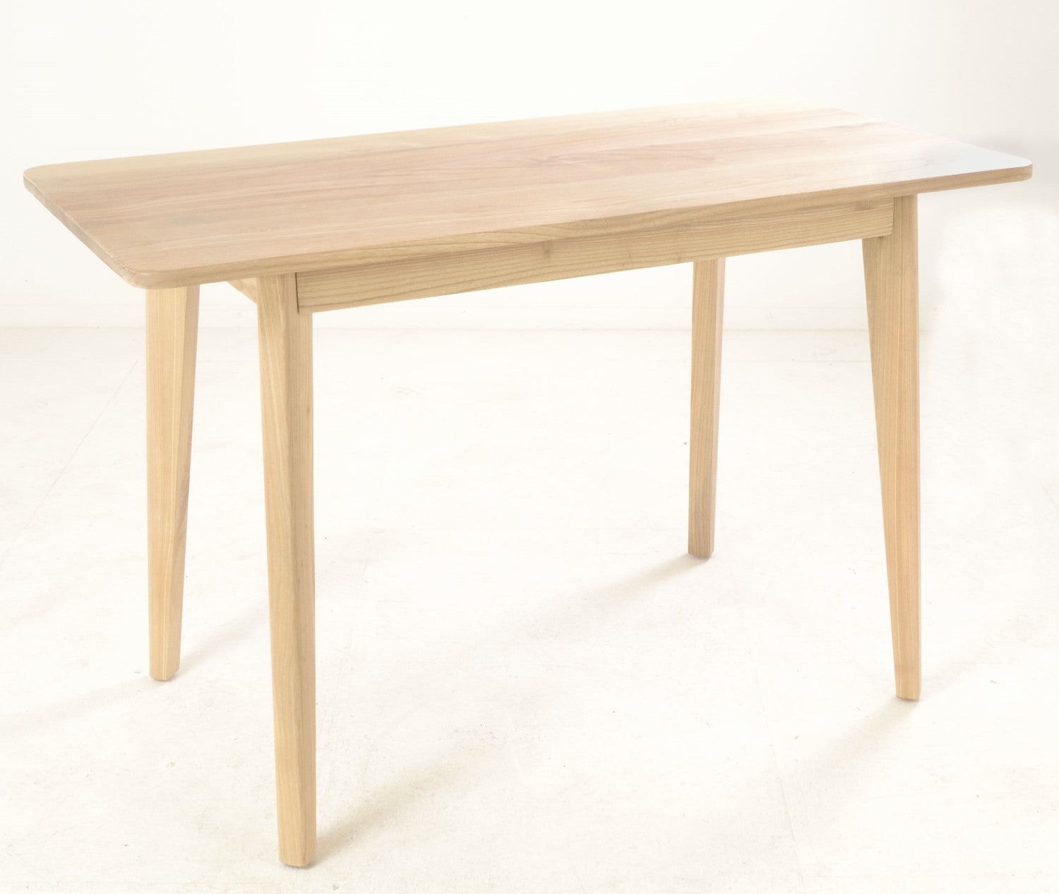 Modern Solid Wood Rectangular 120cm Desk with Spindle Legs