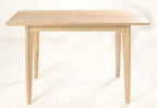 Modern Solid Wood Rectangular 120cm Desk with Spindle Legs - Home Furniture Interiors