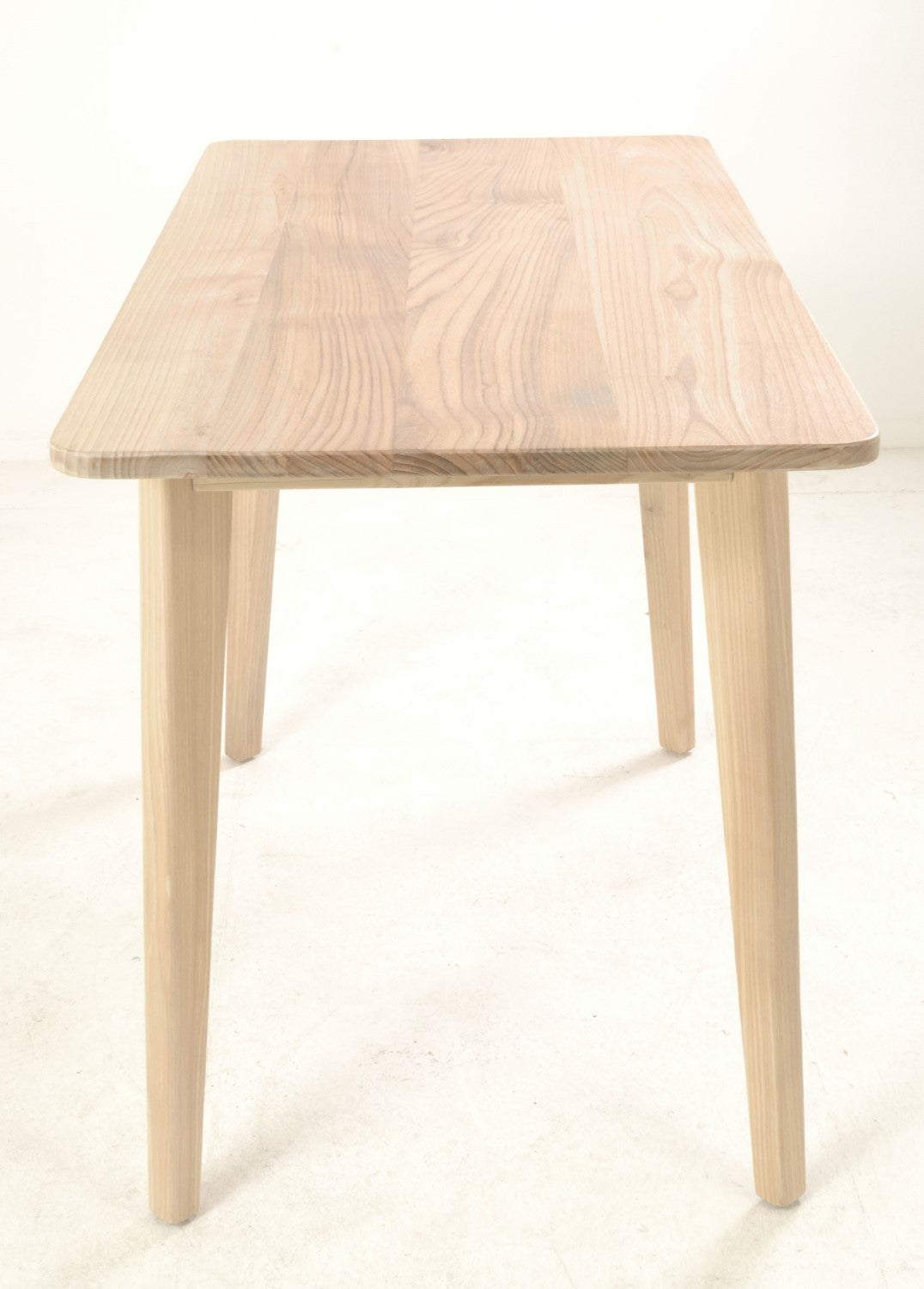 Modern Solid Wood Rectangular 120cm Desk with Spindle Legs - Home Furniture Interiors