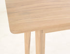 Modern Solid Wood Rectangular 120cm Desk with Spindle Legs - Home Furniture Interiors