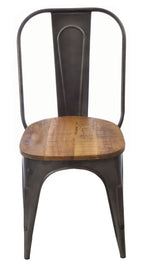 Solid Wood Dining Chair Metal Legs - Home Furniture Interiors
