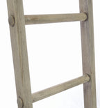 Vintage Style Rustic Hardwood Tall Display Ladder 185cm - Home Furniture Interiors