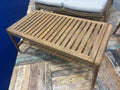 Natural Teak Slatted Top Large Garden Coffee Table