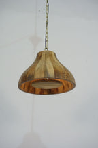 Modern Natural Mango Wood Canopy Style Pendant Light - Home Furniture Interiors