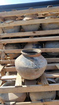 Rustic Light Clay Pottery Planters Set of 3