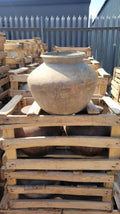 Rustic Natural Terracotta Light Planter Pair