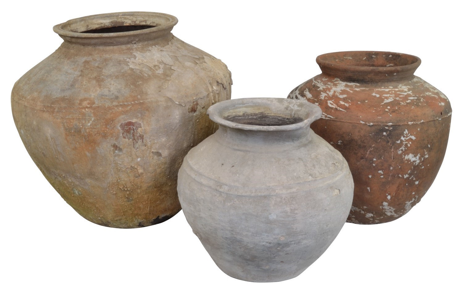 Antique Terracotta Restoration Medium Water Pot - Home Furniture Interiors