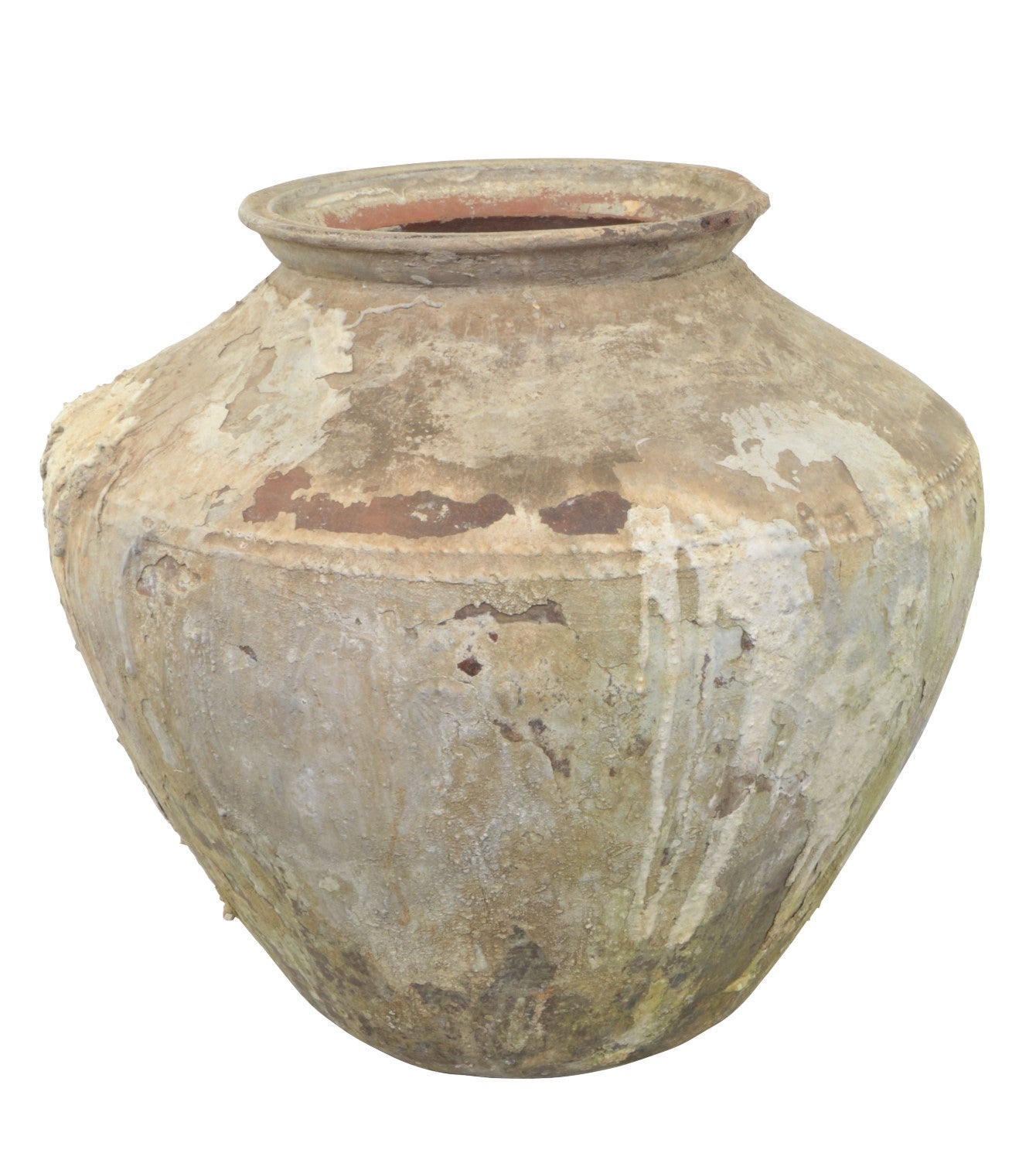 Rustic Terracotta Handcrafted Large Ceramic Water Pot - Home Furniture Interiors