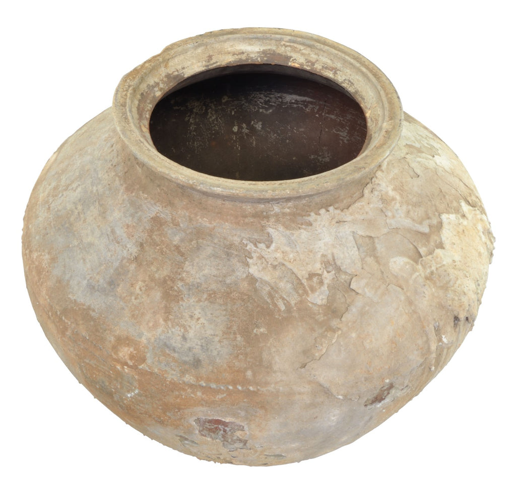 Rustic Terracotta Handcrafted Large Ceramic Water Pot - Home Furniture Interiors