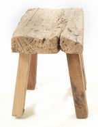Small Rustic Stool - Home Furniture Interiors