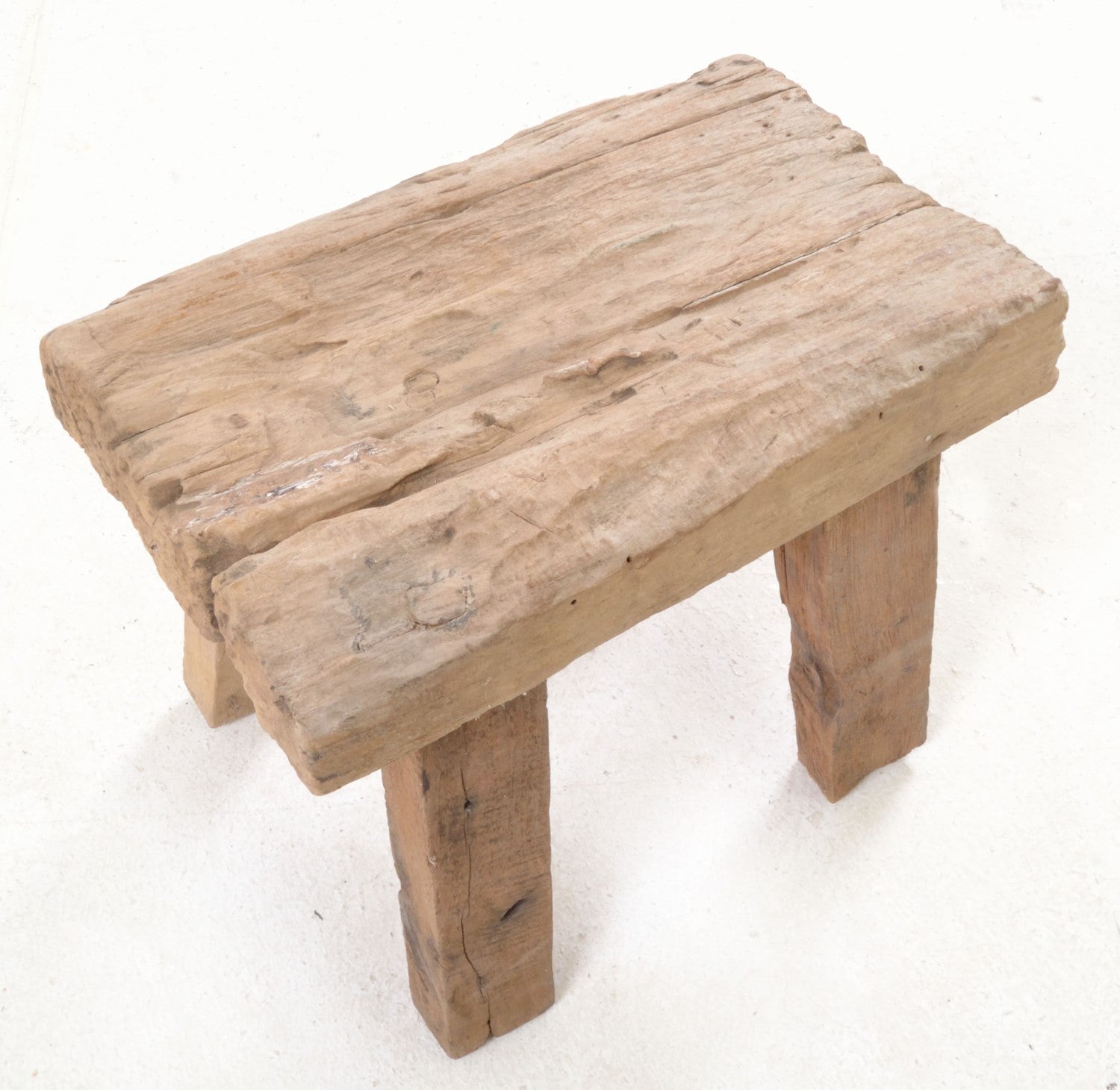 Small Rustic Stool - Home Furniture Interiors